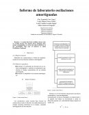 Informe de laboratorio oscilaciones amortiguadas