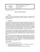 Práctica 7: Efecto invernadero