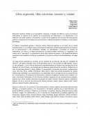 ¿Libertad de expresión o libertad de extorsión?