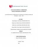 La Crisis Económica y La Delincuencia en Jóvenes de 16 a 18 Años