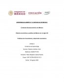 Historia económica y política de Mexico en el siglo XX Políticas de Crecimiento y desarrollo económico