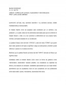 ESTATUTO ACTUAL DEL ESTADO NACIÓN Y EL ESTADO SOCIAL COMO TRANSICIÓN AL SOCIALISMO