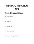 Trabajo practico: El romanticismo