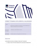 Empresa como sistema y sus procesos