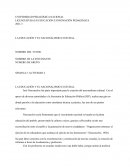 LA EDUCACIÓN Y EL NACIONALISMO CULTURAL.