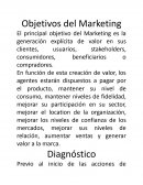 Objetivos del Marketing