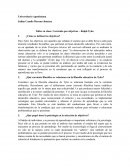 Taller en clase: Currículo por objetivos – Ralph Tyler