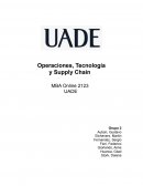 Operaciones, Tecnología y Supply Chain