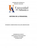 Historia de la pedagogia