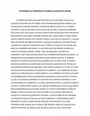 Cambios al modelo económico actual
