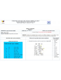 PLANIFICACION DIAGNOSTICA_INGLES. Página 1
