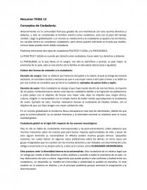 Conceptos de Ciudadanía. Página 1