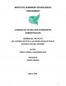 LOS JOVENES ADICTOS A LAS REDES SOCIALES POR EL EXCESIVO USO DEL INTERNET