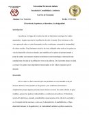 La pobreza, la desigualdad y el desorden