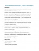 Caso Marta. Dificultades del aprendizaje I