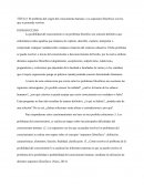El problema del origen del conocimiento humano. Los supuestos filosóficos con los que se pretende resolver