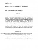 MODELOS DE GOBERNANZA DEFINIDOS