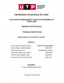 Realizar un análisis crítico sobre las técnicas proyectivas y su relación con el psicoanálisis