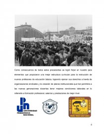 RELATO HISTÓRICO DEL TEMA: “LAS INSTITUCIONES FORMADORAS DE DOCENTES EN LA REGIÓN”. Página 8