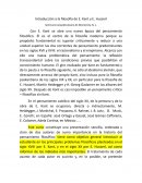 Introducción a la filosofía de E. Kant y E. Husserl
