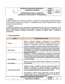SISTEMA DE GESTION DE SEGURIDAD Y SALUD EN EL TRABAJO