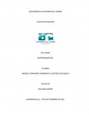 Actividad Negocios y proyectos de emprendimiento