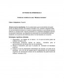 Evidencia: Análisis de caso “Modelos mentales”