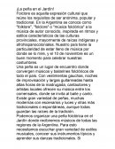 La peña del jardín