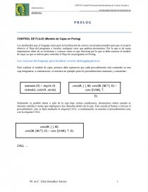Prolog modelo de cajas. Página 1