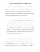 Ensayo sobre el desempeño del estado en los conflictos sociales