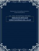 Artículos 1-29 Constitucionales