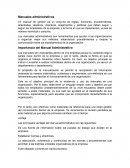 Importancia del Manual Administrativo