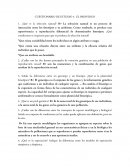 CUESTIONARIO DE ESTUDIO 4. EL INDIVIDUO