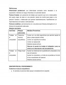 Procedimiento de trabajo seguro en oficinas