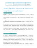Dificultades en el inicio de la lectoescritura