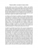 Resumen analítico: Las mujeres en la época colonial