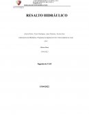 Laboratorio resalto hidraulico