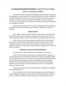 La escuela de posicionamiento: Creación de estrategia como un proceso analítico