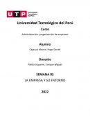 La empresa y su entorno.Caso empresa GLORIA