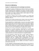 Ensayo Cap 12. Establecimiento de las Estrategias de Productos