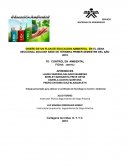 DISEÑO DE UN PLAN DE EDUCACION AMBIENTAL EN EL SENA SECCIONAL BOLIVAR SEDE DE TERNERA PRIMER SEMESTRE DEL AÑO 2019