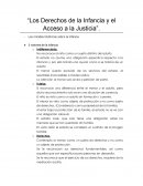 Los Derechos de la Infancia y el Acceso a la Justicia