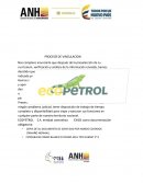 PROCESO DE VINCULACIÓN-ECOPETROL COLOMBIA