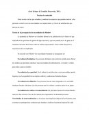 Teoría de la jerarquía de las necesidades de Maslow