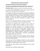 Administracion de RRHH empresa ORVIS INTERNACIONAL