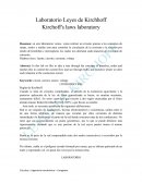 Laboratorio Leyes de Kirchhoff