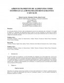 APROVECHAMIENTO DE ALIMENTOS COMO ESTÍMULO A LA DEMANDA DE RESTAURANTES CASUALES