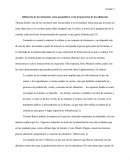 Influencia de los elementos socio-geográficos en la preparación de los alimentos