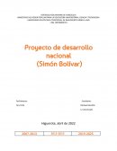 Proyecto de desarrollo nacional (Simón Bolívar)