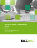 Gestion de logistica y abastecimiento